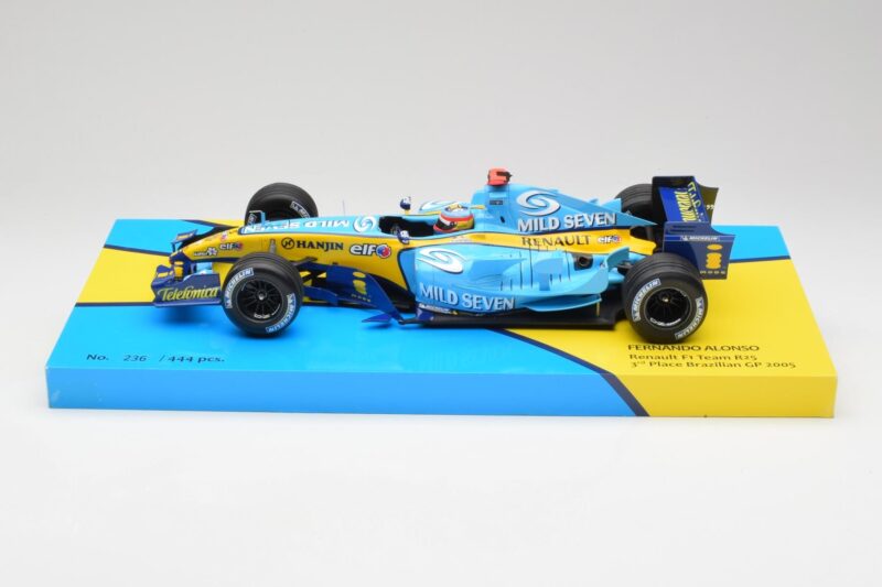 Renault R25 #5 F. Alonso Brazil GP F1 World Champion 2005 Minichamps 1:18 147051705 Pressofusione