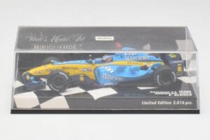 Renault R25 F. Alonso F1 World Champion Showcar 2005 Minichamps 1:43 400050075 Pressofusione — immagine 4 di 5