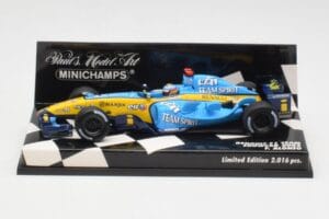 Renault R25 F. Alonso F1 World Champion Showcar 2005 Minichamps 1:43 400050075 Pressofusione