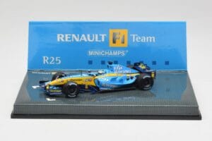 Renault R25 #2 G. Fisichella F1 2005 Minichamps 1:43 403050006 Pressofusione