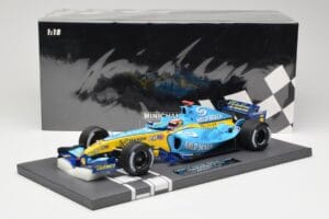 Renault R25 #5 F. Alonso Bahrain GP 2005 Minichamps 1:18 117050305 Resina — immagine 7 di 7