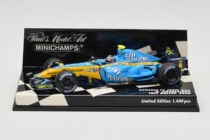 Renault R26 H. Kovalainen F1 Test Car 2006 Minichamps 1:43 400060041 Pressofusione
