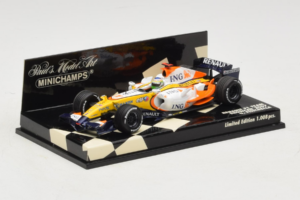 Renault R27 #3 G. Fisichella Renault F1 Team Showcar 2007 Minichamps 1:43 400070073 Pressofusione — immagine 2 di 5