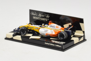Renault R27 #3 G. Fisichella Renault F1 Team Showcar 2007 Minichamps 1:43 400070073 Pressofusione — immagine 3 di 5