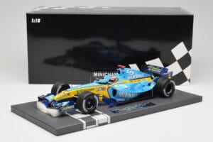 Renault R25 #5 F. Alonso San Marino GP Winner 2005 Minichamps 1:18 117050405 Resina — immagine 7 di 7