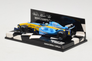Renault R25 #6 G. Fisichella Renault F1 Team Showcar 2005 Minichamps 1:43 400050076 Pressofusione — immagine 3 di 5