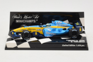 Renault R25 #6 G. Fisichella Renault F1 Team Showcar 2005 Minichamps 1:43 400050076 Pressofusione