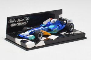 Sauber C24 J. Villeneuve F1 2005 Minichamps 1:43 400050011 Pressofusione — immagine 3 di 5
