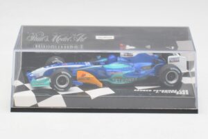 Sauber C24 J. Villeneuve F1 2005 Minichamps 1:43 400050011 Pressofusione — immagine 4 di 5