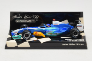 Sauber C24 Petronas #11 J. Villeneuve Sauber Petronas F1 Team Showcar 2005 Minichamps 1:43 400050081 Pressofusione