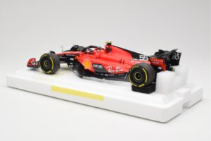 Scuderia Ferrari SF-23 #55 C. Sainz Belgian GP 2023 BBR 1:18 BBR231855C Pressofusione — immagine 5 di 7