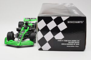 Stake F1 Team Kick Sauber C44 #77 V. Bottas Emilia Romagna GP 2024 Minichamps 1:18 147240177 Pressofusione — immagine 6 di 7