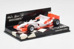Super Aguri SA06 A. Suzuki F1 2006 Minichamps 1:43 400060224 Pressofusione — immagine 3 di 5