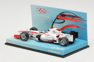 Super Aguri SA05 Honda #22 T. Sato 1st GP Bahrain 2006 Minichamps 1:43 518064322 Pressofusione — immagine 3 di 5