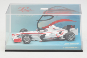 Super Aguri SA05 Honda #22 T. Sato 1st GP Bahrain 2006 Minichamps 1:43 518064322 Pressofusione — immagine 4 di 5
