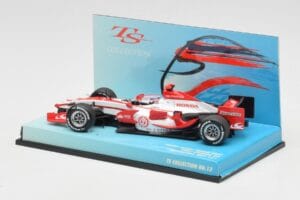 Super Aguri Honda SA07 #22 T. Sato Race Car 2007 Minichamps 1:43 518074322 Pressofusione — immagine 3 di 5