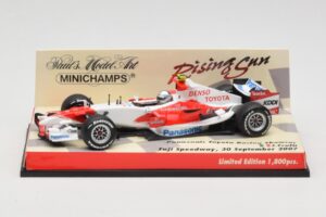 Toyota TF107 #12 J. Trulli Showcar 2007 Minichamps 1:43 403070082 Pressofusione