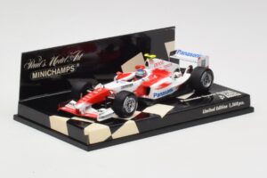Toyota TF104 Panasonic Racing #0 R. Zonta 3rd Driver 2004 Minichamps 1:43 400040038 Pressofusione — immagine 2 di 5