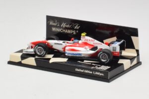 Toyota TF104 Panasonic Racing #0 R. Zonta 3rd Driver 2004 Minichamps 1:43 400040038 Pressofusione — immagine 3 di 5