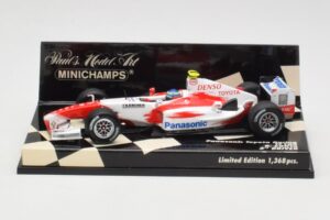 Toyota TF104 Panasonic Racing #0 R. Zonta 3rd Driver 2004 Minichamps 1:43 400040038 Pressofusione