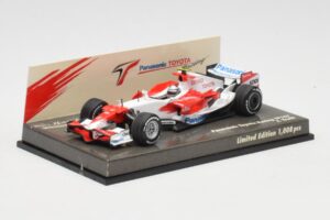 Toyota TF108 Showcar J. Trulli 2008 Minichamps 1:43 AM601297 Pressofusione — immagine 2 di 5
