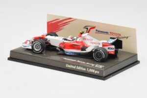 Toyota TF108 Showcar J. Trulli 2008 Minichamps 1:43 AM601297 Pressofusione — immagine 3 di 5