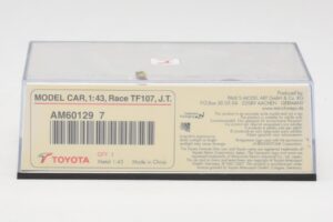Toyota TF108 Showcar J. Trulli 2008 Minichamps 1:43 AM601297 Pressofusione — immagine 4 di 5