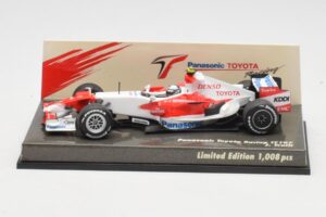 Toyota TF108 Showcar J. Trulli 2008 Minichamps 1:43 AM601297 Pressofusione