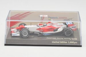Toyota TF108 Showcar J. Trulli 2008 Minichamps 1:43 AM601297 Pressofusione — immagine 5 di 5