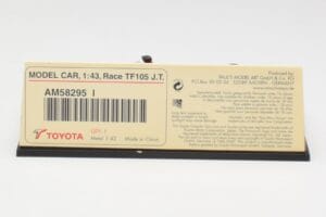 Toyota TF105 #16 J. Trulli F1 2005 Minichamps 1:43 AM58295 Pressofusione — immagine 5 di 5