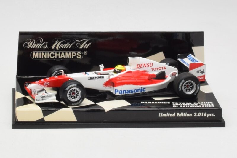 Toyota TF105 Panasonic Racing R. Schumacher Showcar 2005 Minichamps 1:43 400050087 Pressofusione