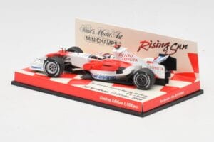 Toyota TF107 #12 J. Trulli F1 2007 Minichamps 1:43 403080081 Pressofusione — immagine 3 di 5