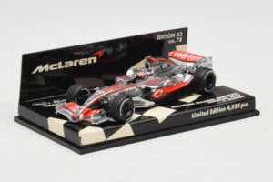 McLaren MP4-22 Mercedes #1 F. Alonso Vodafone McLaren Showcar F1 2007 Minichamps 1:43 530074371 Pressofusione — immagine 2 di 5