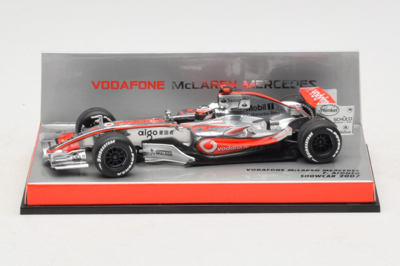 McLaren MP4-22 Mercedes #1 F. Alonso Vodafone McLaren Showcar F1 2007 Minichamps 1:43 533074371 Pressofusione