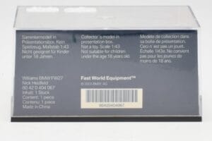 Williams FW27 BMW #16 N. Heidfeld F1 2005 Minichamps 1:43 80420404067 Pressofusione — immagine 4 di 5