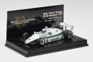Williams FW08 #6 K. Rosberg F1 World Champion 1982 Minichamps 1:43 436820106 Pressofusione — immagine 3 di 4