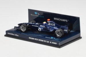 Williams FW27C BMW #7 M. Webber Test Car F1 2005 Minichamps 1:43 400050109 Pressofusione — immagine 3 di 5