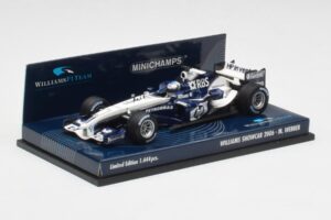 Williams FW28 M. Webber Showcar F1 2006 Minichamps 1:43 400060079 Pressofusione — immagine 2 di 5