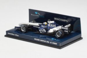Williams FW28 M. Webber Showcar F1 2006 Minichamps 1:43 400060079 Pressofusione — immagine 3 di 5
