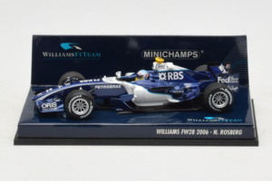 Williams FW28 Cosworth #10 N. Rosberg Williams F1 Team 2006 Minichamps 1:43 400060010 Pressofusione