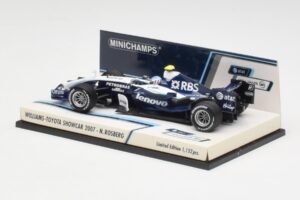 Williams FW29 N. Rosberg F1 Showcar 2007 Minichamps 1:43 400070086 Pressofusione — immagine 2 di 5