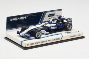 Williams FW29 N. Rosberg F1 Showcar 2007 Minichamps 1:43 400070086 Pressofusione — immagine 3 di 5