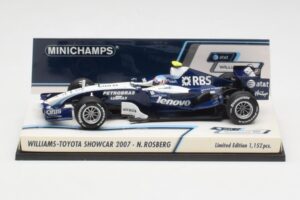 Williams FW29 N. Rosberg F1 Showcar 2007 Minichamps 1:43 400070086 Pressofusione