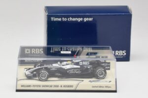 Williams FW30 N. Rosberg F1 Showcar 2008 Minichamps 1:43 403080077 Pressofusione — immagine 2 di 4