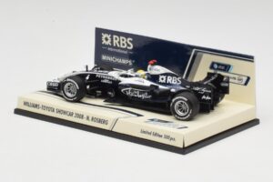 Williams FW30 N. Rosberg F1 Showcar 2008 Minichamps 1:43 403080077 Pressofusione — immagine 4 di 4