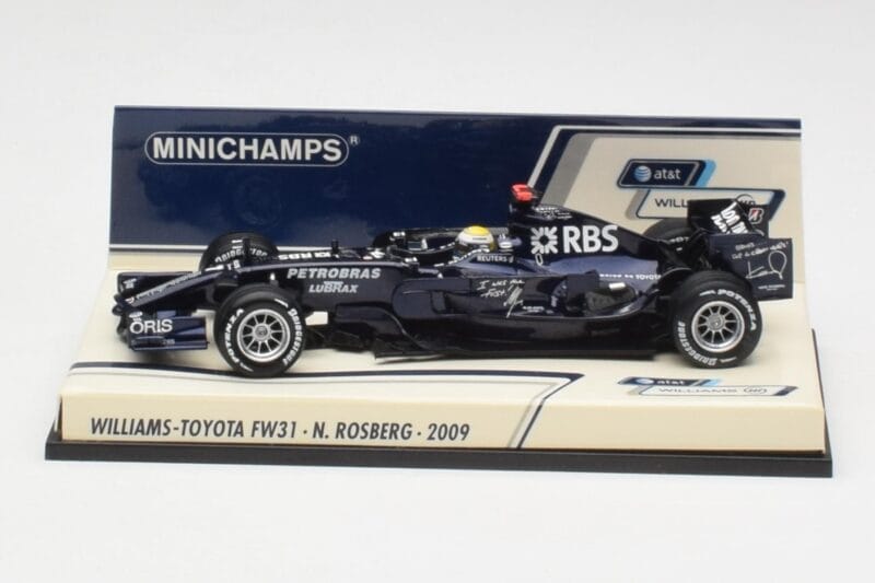 Williams FW31 Toyota #16 N. Rosberg F1 2009 Minichamps 1:43 400080207-M1 Pressofusione