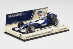 Williams FW31 N. Rosberg F1 Showcar 2009 Minichamps 1:43 400090086 Pressofusione — immagine 2 di 4