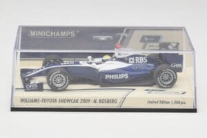 Williams FW31 N. Rosberg F1 Showcar 2009 Minichamps 1:43 400090086 Pressofusione — immagine 4 di 4