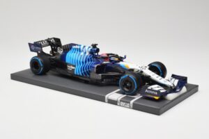 Williams FW43B Mercedes #63 G. Russell Belgian GP 2021 Minichamps 1:18 117211363 Resina — immagine 4 di 7