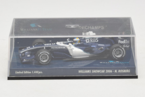 Williams FW28 Cosworth #10 N. Rosberg Williams F1 Team Showcar 2006 Minichamps 1:43 400060080 Pressofusione — immagine 4 di 5